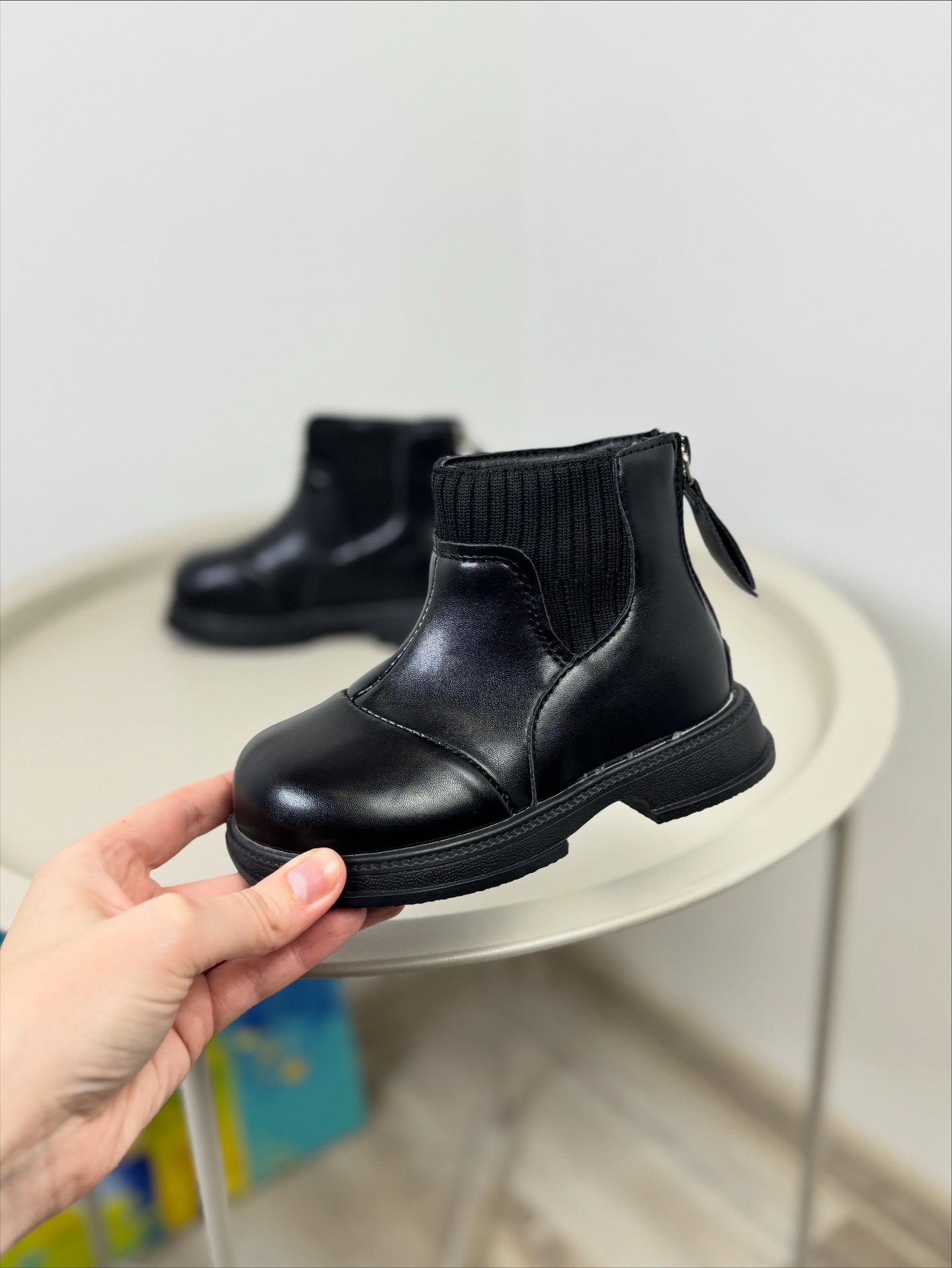 Ботинки детские осенние 1643 г. 30 Черный (30220116) - фото 5 Ботинки детские осенние 1643 г. 30 Черный (30220116) - фото 5