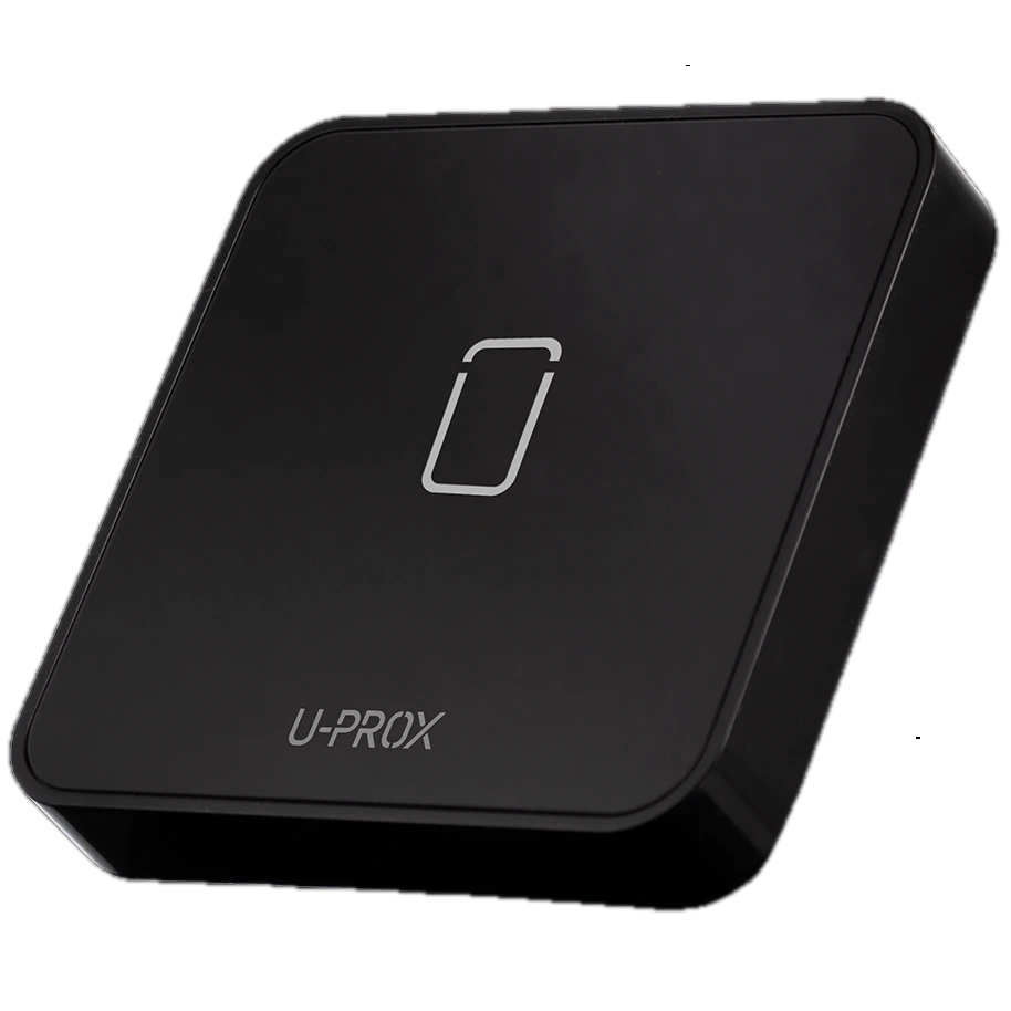 Контролер доступу U-Prox IP401 IP з Bluetooth 2.4 GHz з сенсорною кнопкою виходу та OSDP-зчитувачем Black (635734)