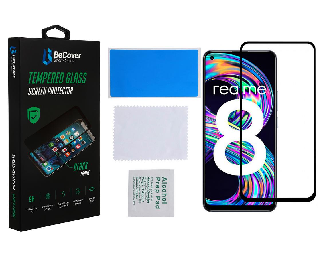 Захисне скло BeCover для Realme 8/8 Pro Black (706684) - фото 3