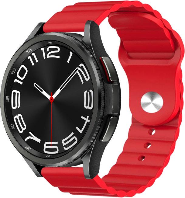 Ремінець Wave для смарт-годинника Galaxy Watch 6 Classic 43 мм Red (37700-2D)