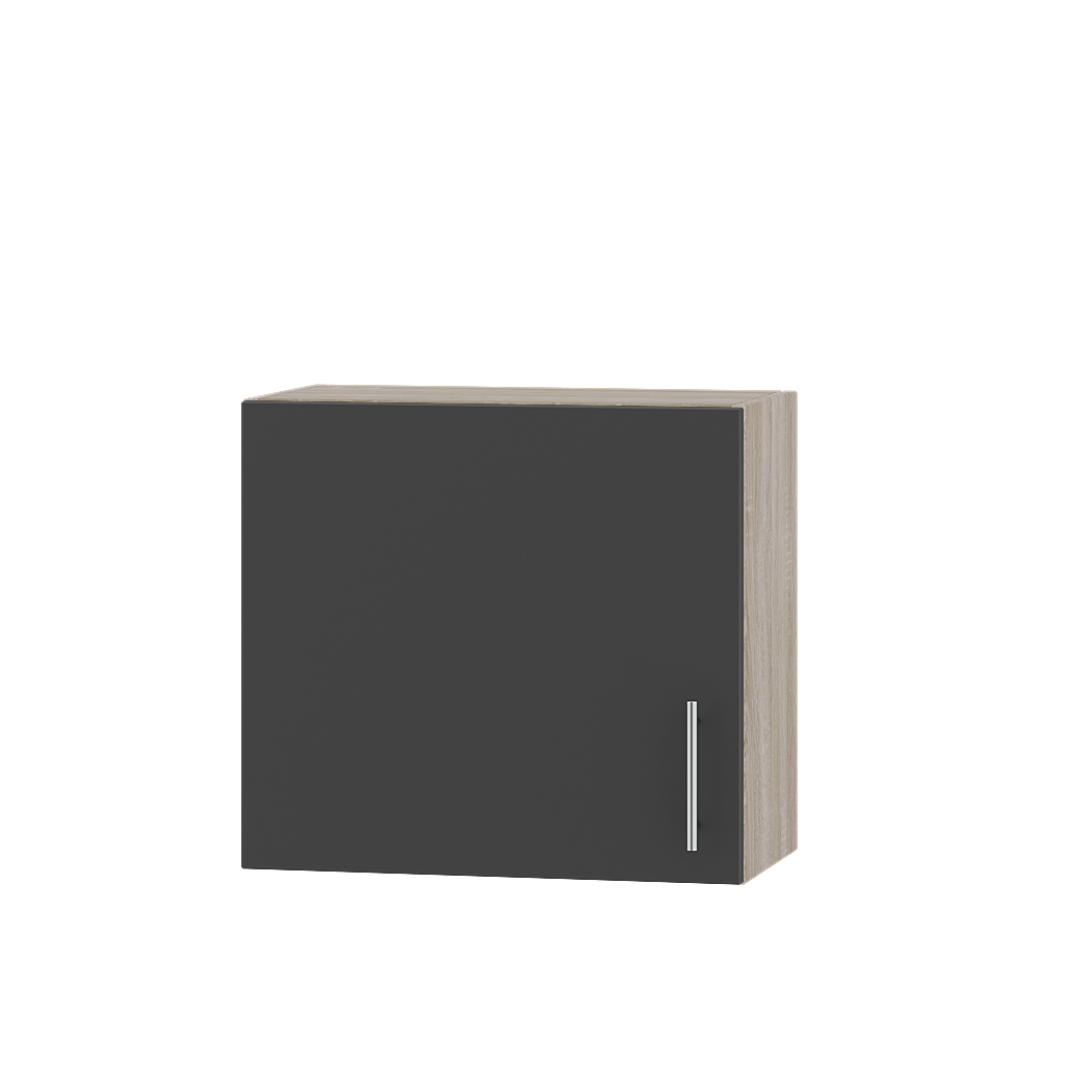 Шкаф верхний Эверест Оптима модуль Верх для сушки посуды В22-600 60х30х56 см Антрацит/Дуб Сонома (08611)