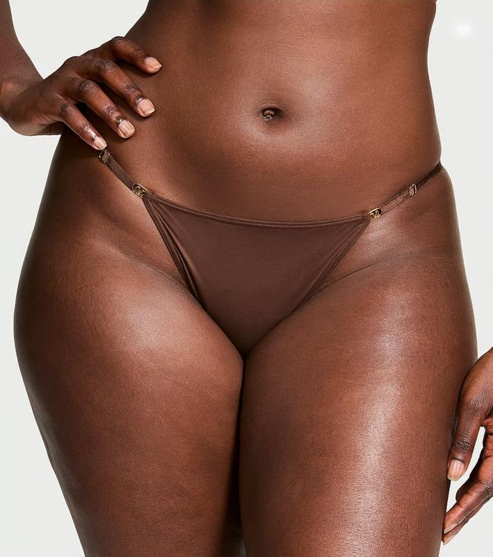 Трусики-бикини женские регулируемые Victoria's Secret гладкие S Белый (2781576759)