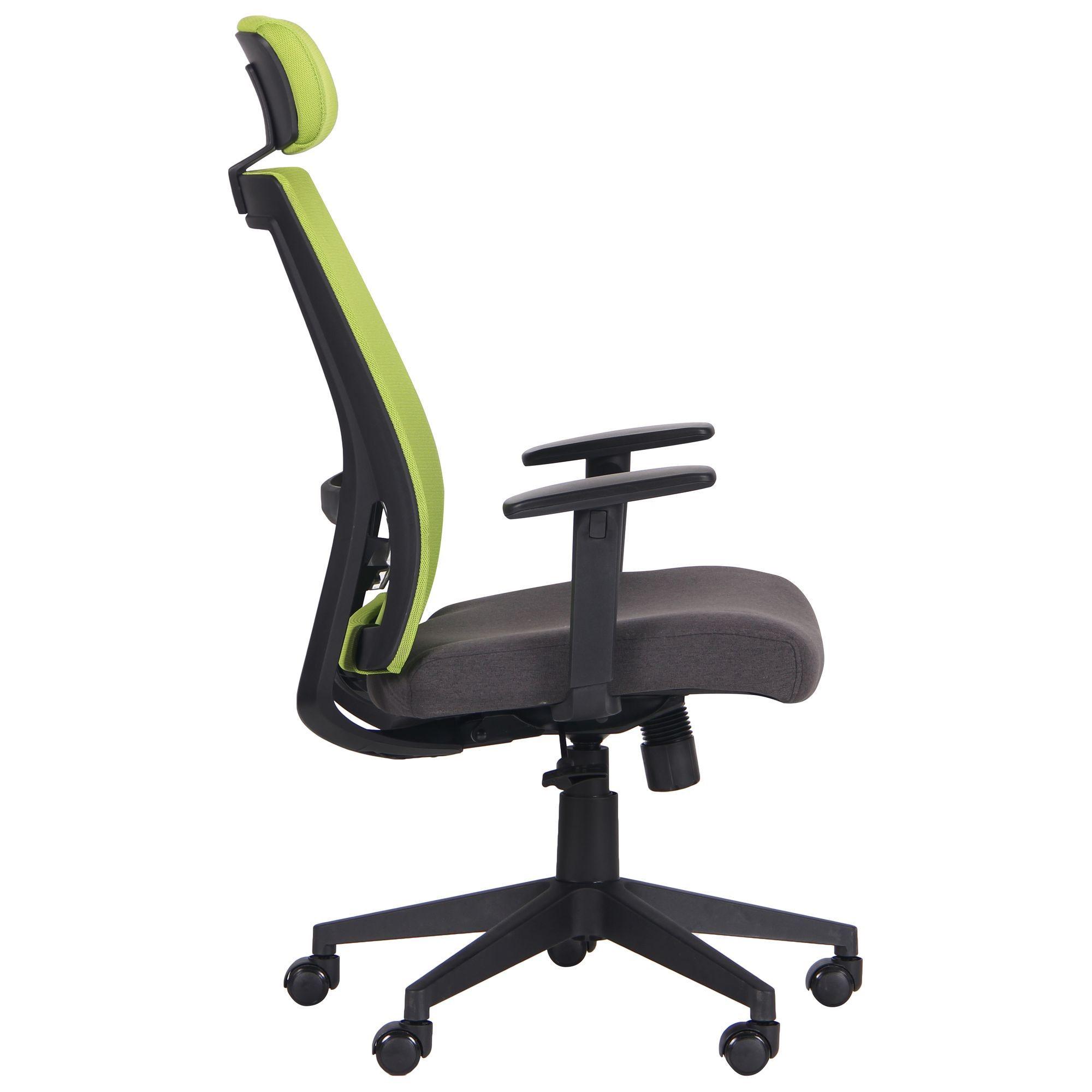 Кресло компьютерное AMF Holding Scrum 1180+100х640х630 Черный/лайм - фото 6