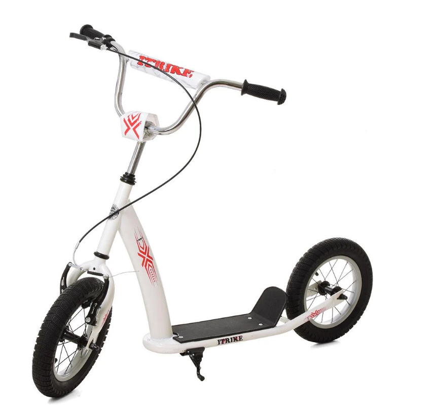 Самокат подростковый iTrike White (SR 2-047-W)
