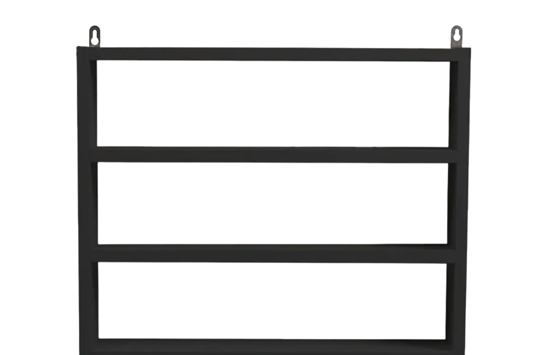 Полка для гель лаков на 3 полки Черный Полка для гель лаков на 3 полки Черный