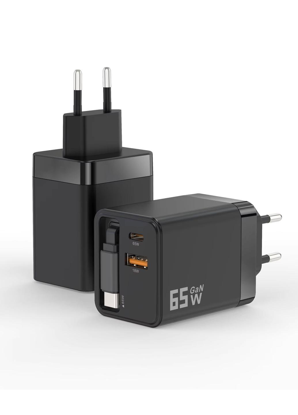 Зарядное устройство Goethe GaN 65W USB Type-C (27352603) - фото 3 Зарядное устройство Goethe GaN 65W USB Type-C (27352603) - фото 3