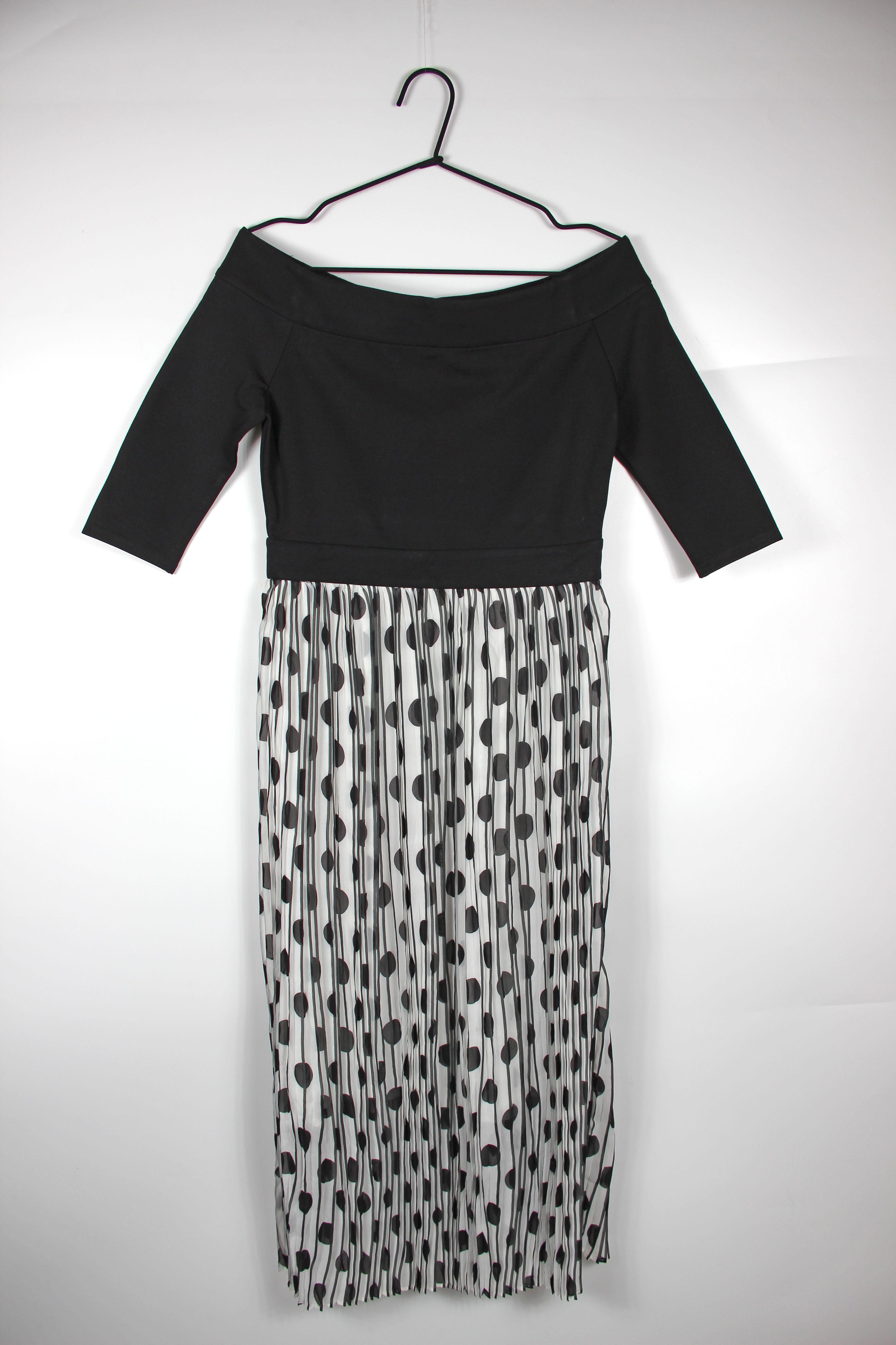 Платье VERO MODA M Черно-белый (31837C537)