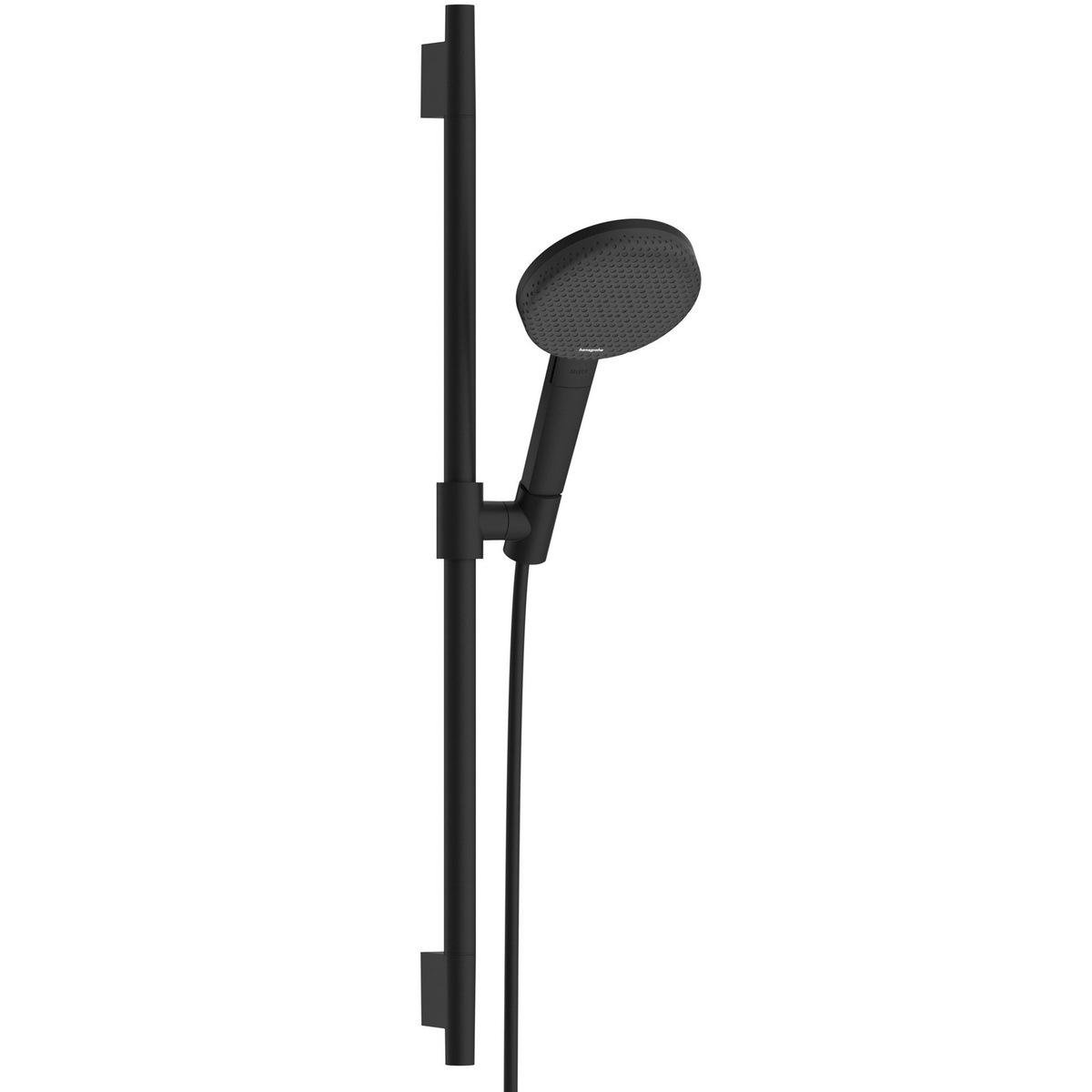 Душевой комплект со штангой Hansgrohe Raindance Alive EcoSmart 24602670 Черный (258154)