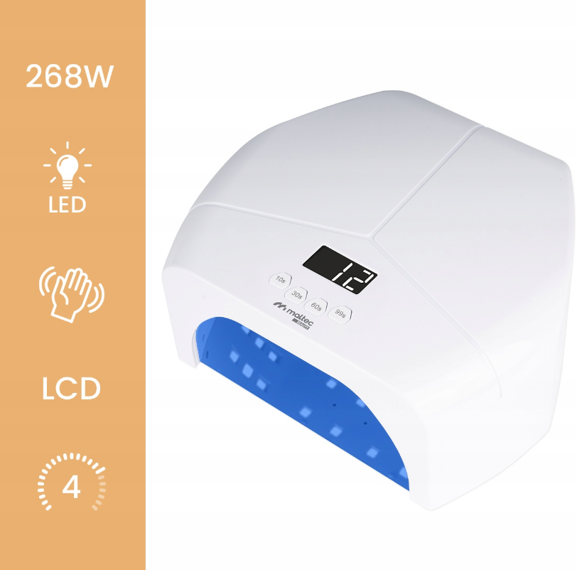 Лампа для манікюру MalTec 268 Вт (30291819) - фото 3