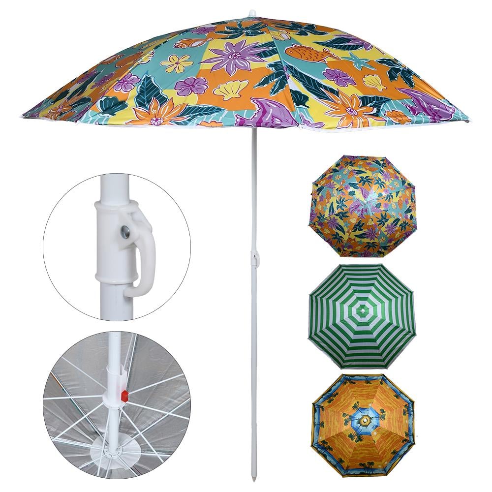 Парасолька пляжна Stenson d 180 см Orange/Blue (MH-0035-MIX) - фото 3 Парасолька пляжна Stenson d 180 см Orange/Blue (MH-0035-MIX) - фото 3