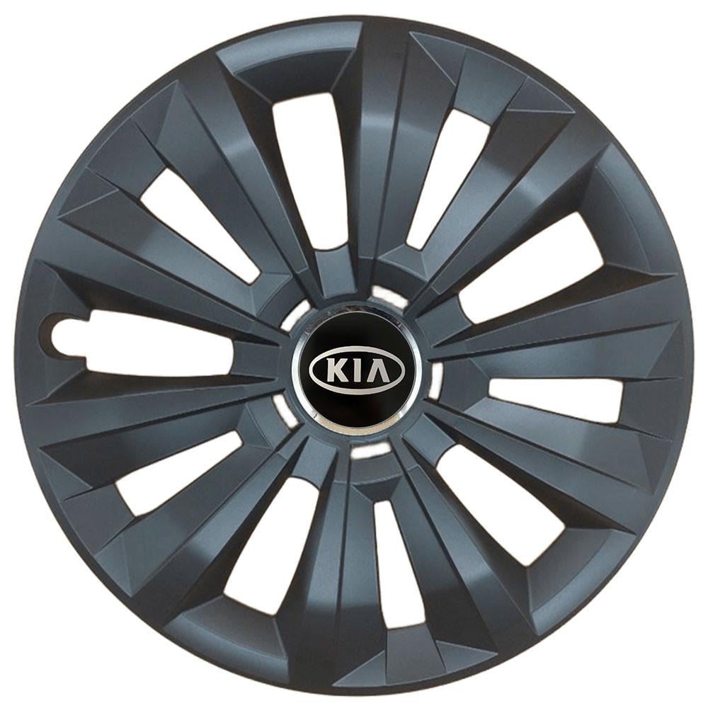 Комплект колпаков SJS R15 для Kia 346 4 шт. Черный (108303)