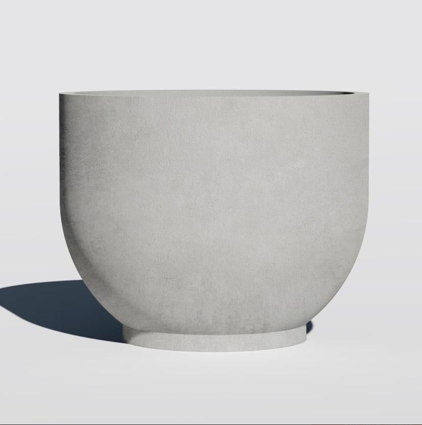 Вазон бетонний вуличний TIV5 Тіволі для саду/будинку/тераси 350x450 мм 28 кг 35 л