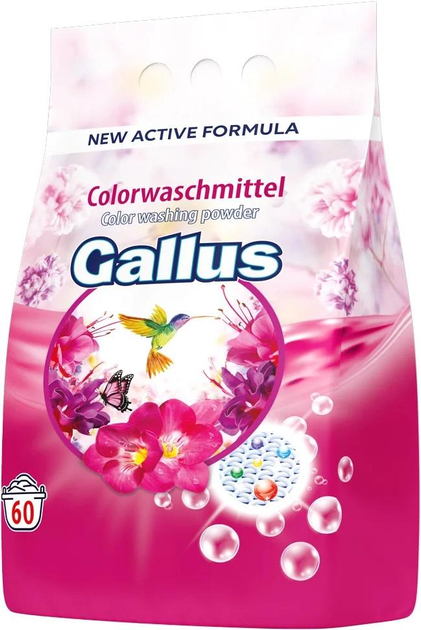 Порошок для цветных вещей Gallus Colorwaschmittel на 60 стирок 3,9 кг