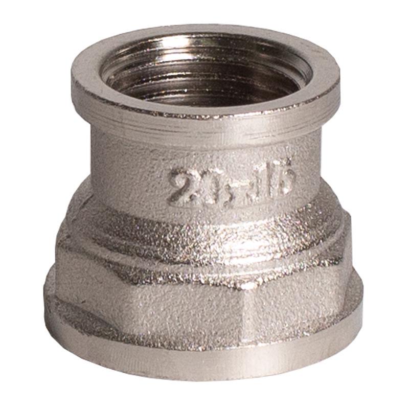 Муфта редукционная ВЛМЗ 3/4"x1/2" никелированная (TU-20711)