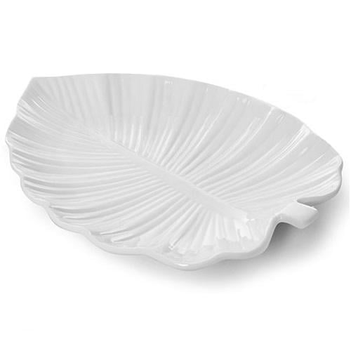 Блюдо Stenson Аркуш монстери 25,5x18 см MC2646-10 (11120189)