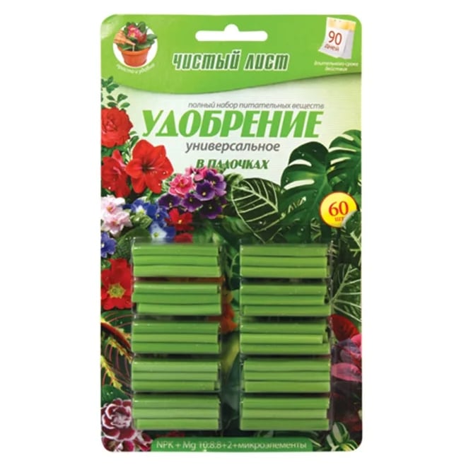 Удобрение для растений Flora в палочках универсальное 60 шт (1896) - фото 1