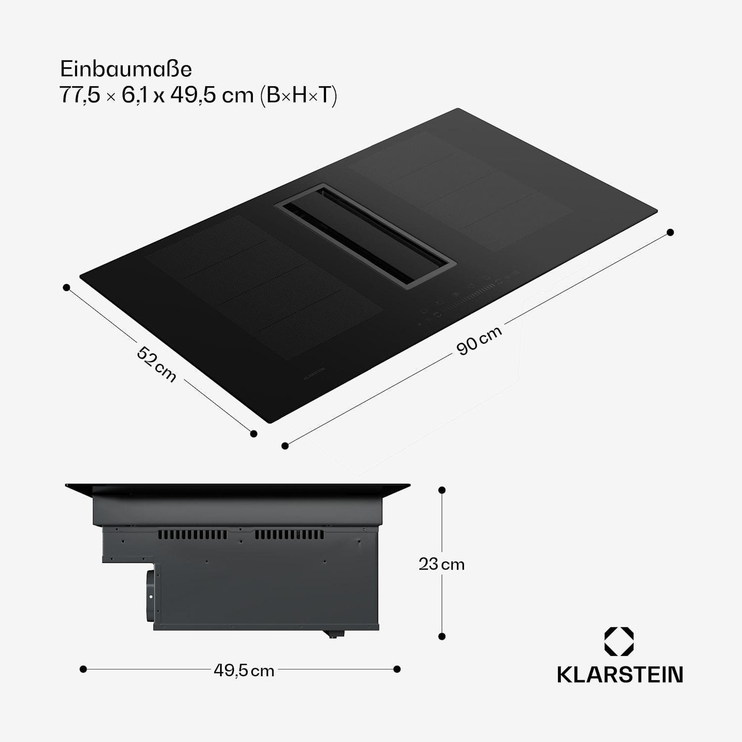 Плита індукційна з витяжкою KLARSTEIN Chef-Fusion DownAir System (10045558) - фото 7