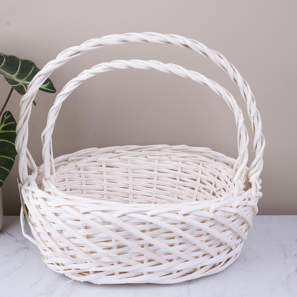 Корзины отбеленные овальные набор 2 шт. (8679) Корзины отбеленные овальные набор 2 шт. (8679)