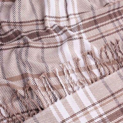 Плед Доппио 140x200 см Бежевый - фото 2 Плед Доппио 140x200 см Бежевый - фото 2