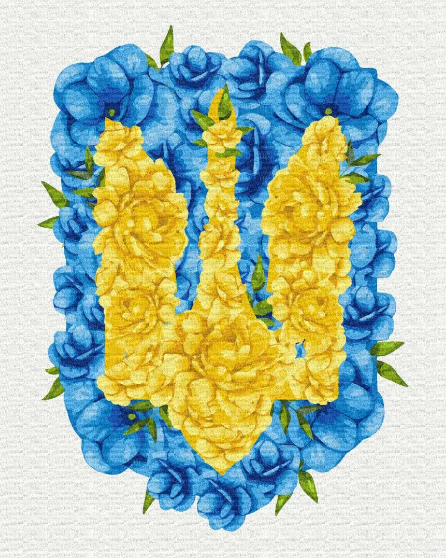 Картина по номерам Brushme Цветущий Герб Svetlana Drab 40х50 см (BS53146)