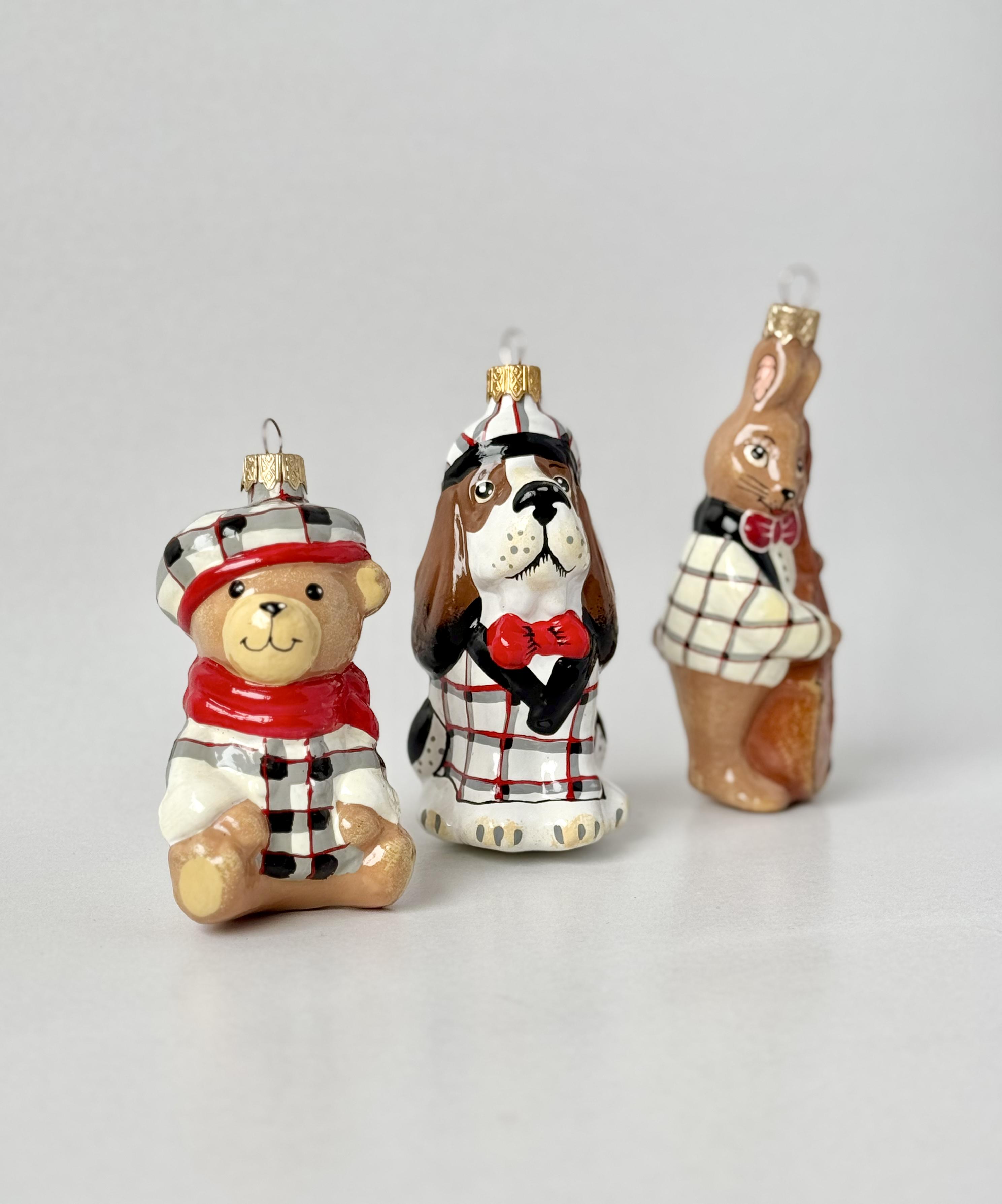 Елочный набор игрушек Английский 3 шт. (NF-AN)