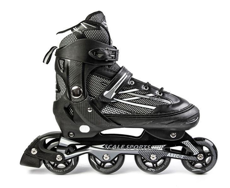 Коньки роликовые Scale Sports Skates р. 41-44 Black (2101754733) - фото 4