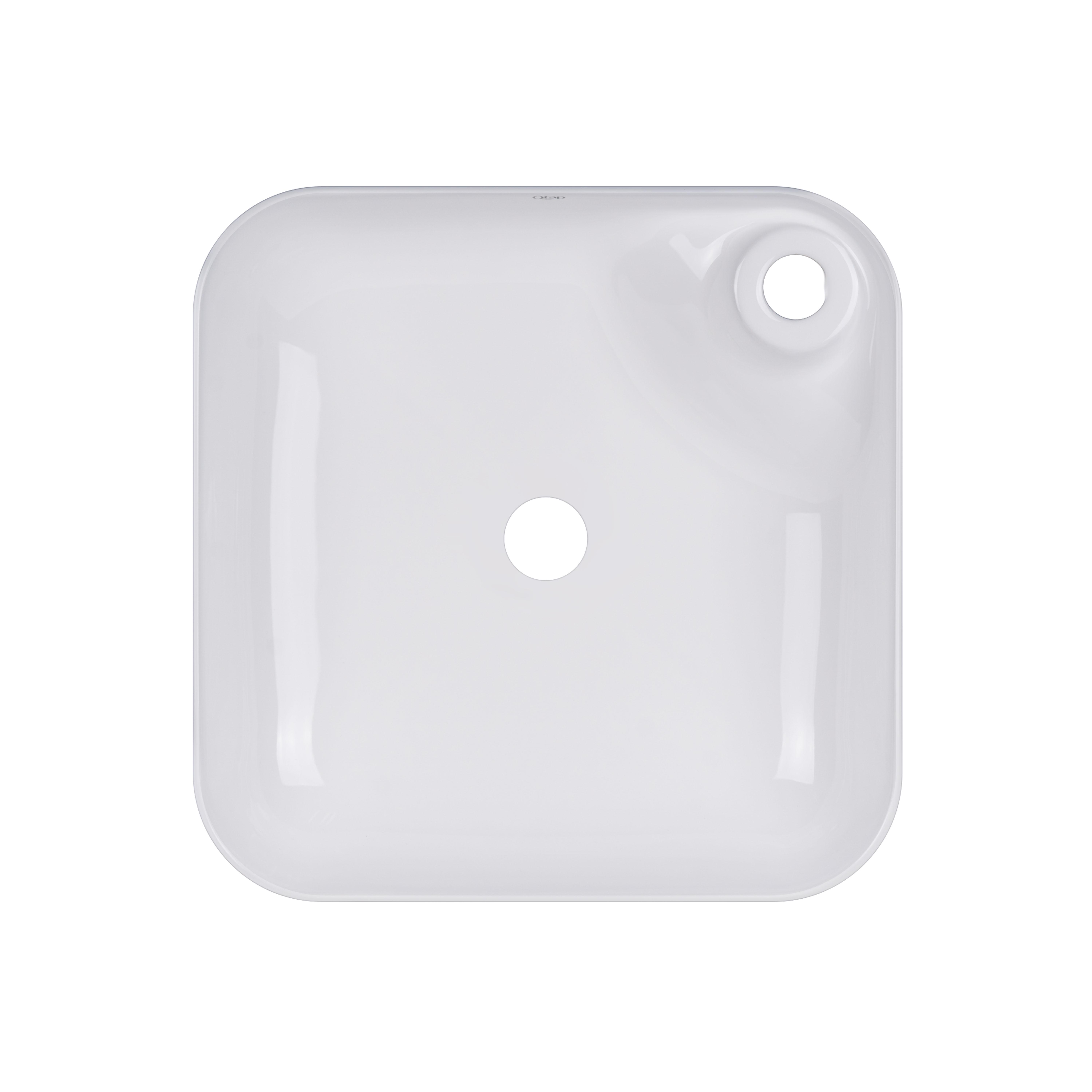 Раковина-чаша Qtap Stork 430x430x125 см White (QT15116137W)