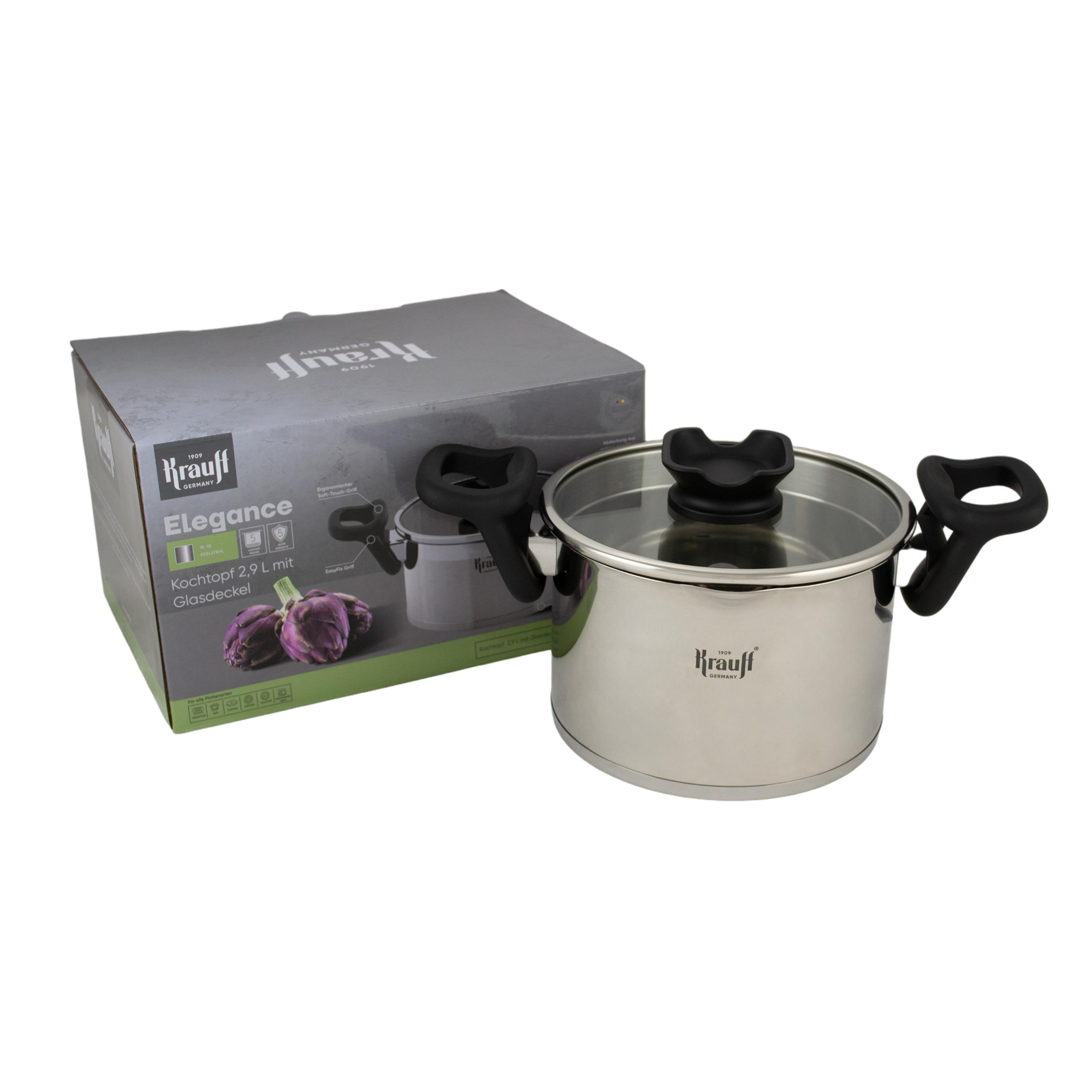 Каструля Krauff Elegance з кухонними щипцями 2,9 л (28824) - фото 3 Каструля Krauff Elegance з кухонними щипцями 2,9 л (28824) - фото 3