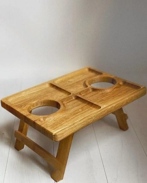 Столик пивной дуб/ясень 34х24х17 см (007ст) - фото 4 Столик пивной дуб/ясень 34х24х17 см (007ст) - фото 4