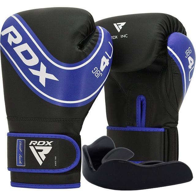 Перчатки боксерские RDX 4B Robo Kids Blue/Black