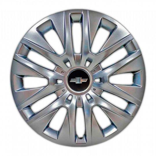 Автомобильные колпаки SKS 429 R16 с логотипом Chevrolet 4 шт. Серебристый