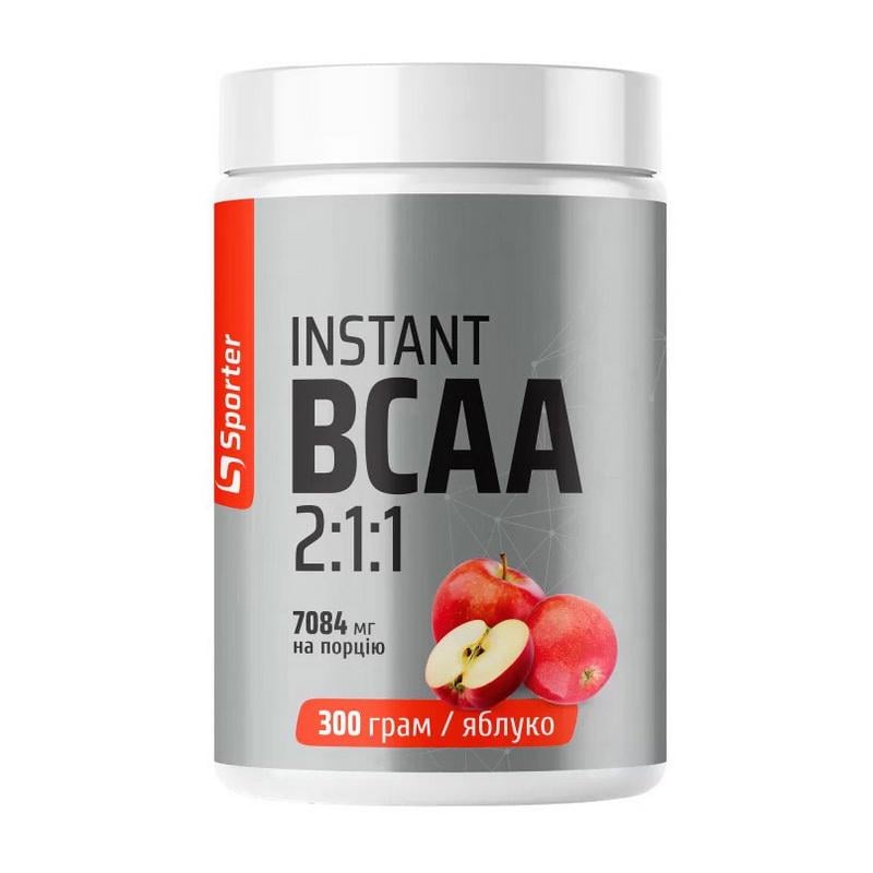 Амінокислоти Sporter Instant BCAA 2:1:1 300 г Яблуко