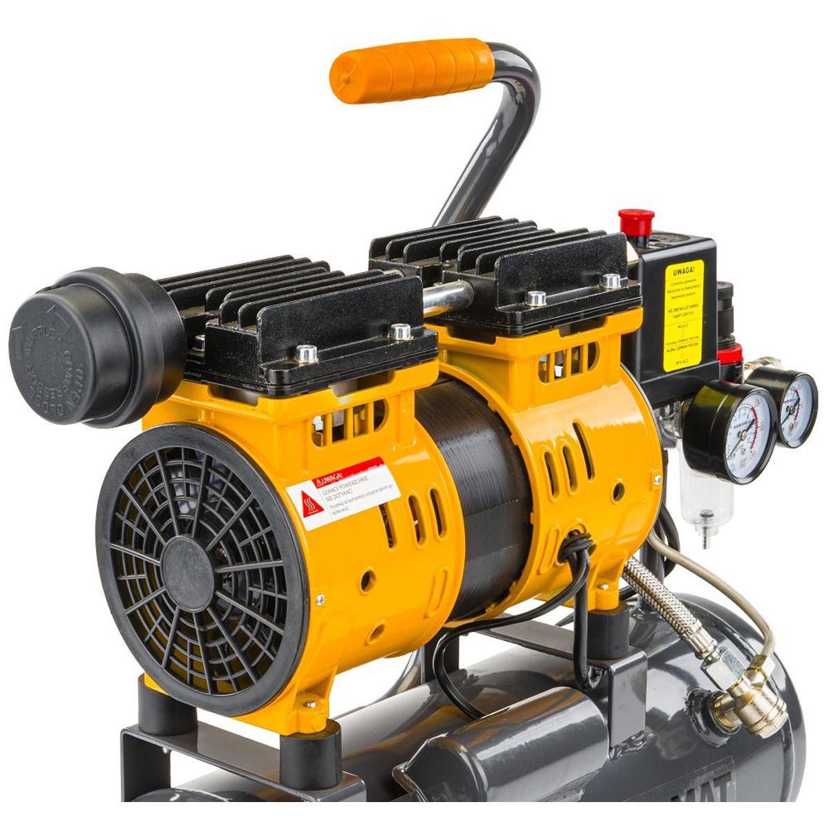 Компрессор Powermat PM-KBO-6T поршневой безмасляный сетевой 8 бар 150 л/мин 6 л - фото 3 Компрессор Powermat PM-KBO-6T поршневой безмасляный сетевой 8 бар 150 л/мин 6 л - фото 3