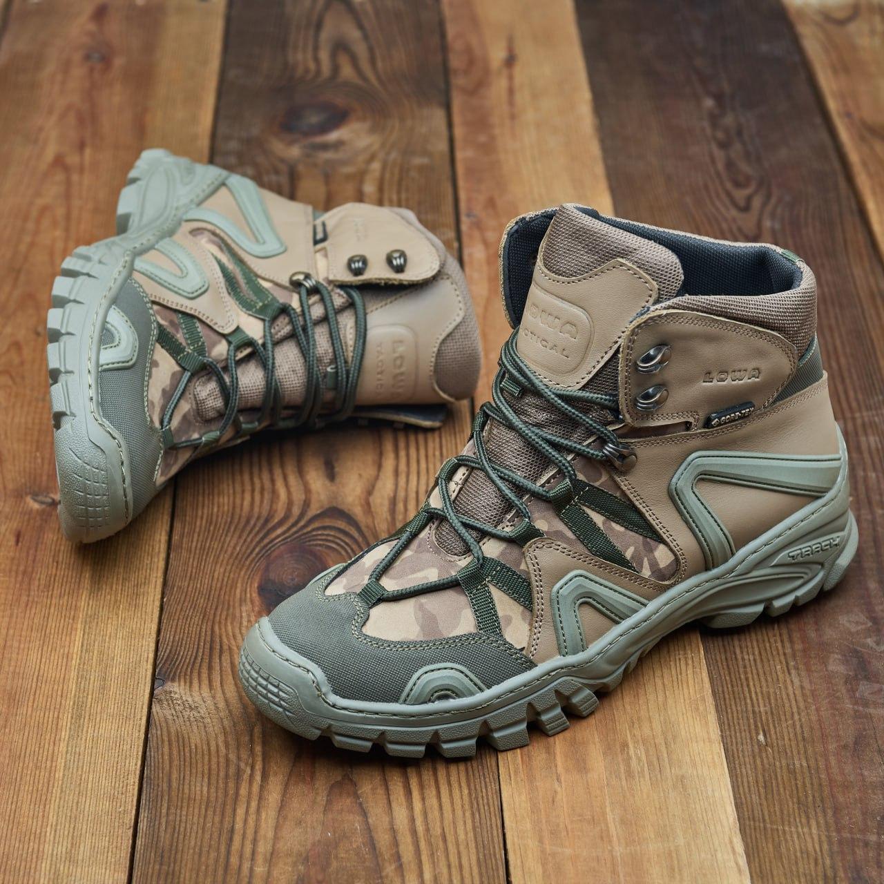 Берці чоловічі демісезонні на гортексі р. 43 Койот/Хакі (Н В-617-43) - фото 5 Берці чоловічі демісезонні на гортексі р. 43 Койот/Хакі (Н В-617-43) - фото 5