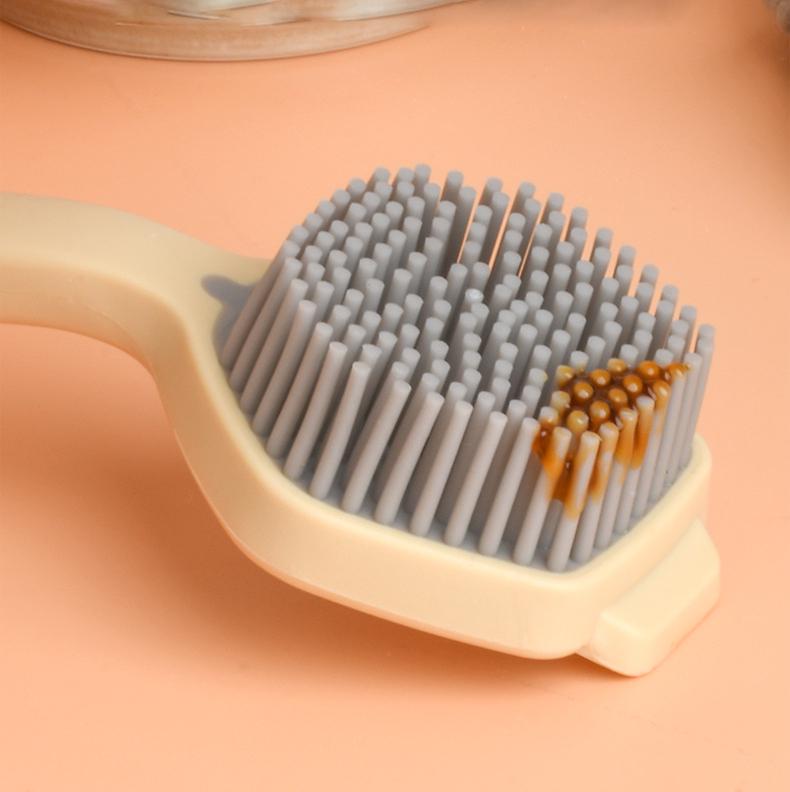 Щетка для мытья посуды 10930 26,8х6 см Оранжевый (4570708) - фото 4 Щетка для мытья посуды 10930 26,8х6 см Оранжевый (4570708) - фото 4