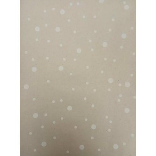 Упаковочная бумага крафт Горошек 10х1,05 м 80 г/м2 (1911) - фото 2 Упаковочная бумага крафт Горошек 10х1,05 м 80 г/м2 (1911) - фото 2