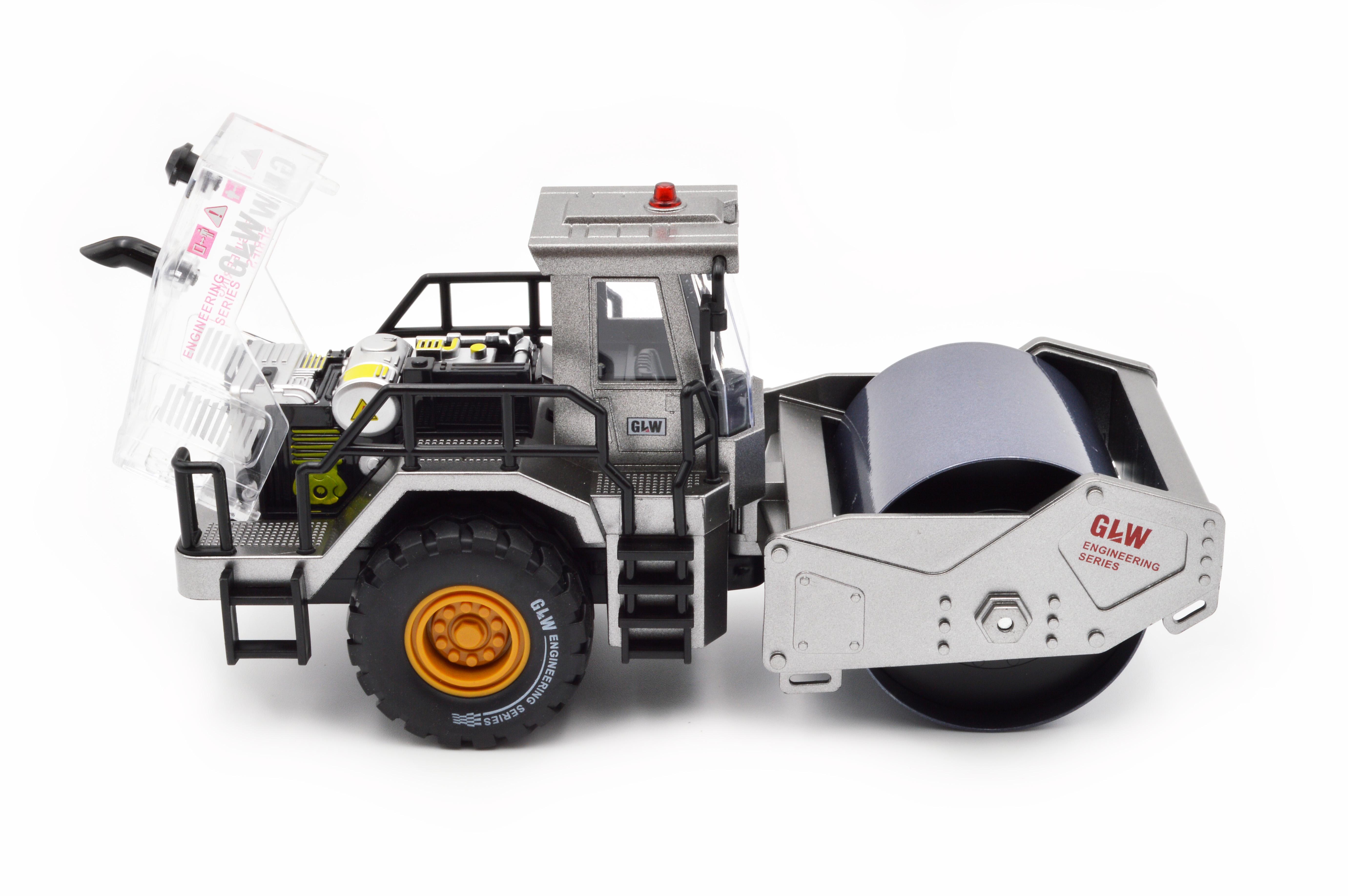 Модель асфальтовий каток 31090 металевий каток інерція звук світло - фото 5 Модель асфальтовий каток 31090 металевий каток інерція звук світло - фото 5