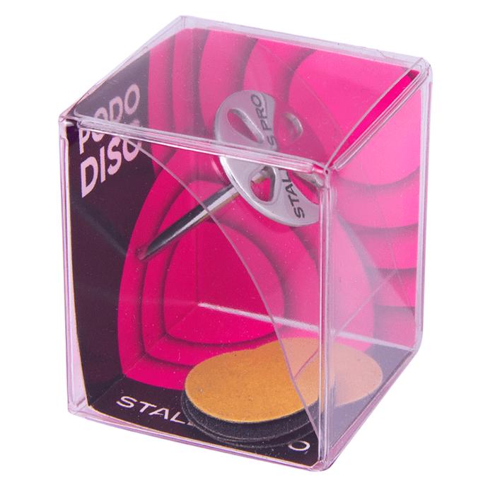 Диск-основа педикюрная STALEKS Pro M со сменными файлами 20 мм (PDset-20)