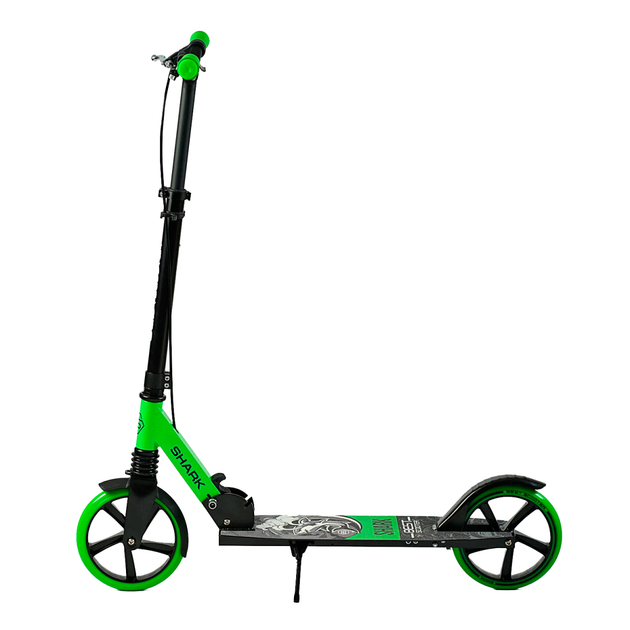 Самокат двухколесный Best Scooter SH-50730/4 SHARK с ручным тормозом/зажим руля/один амортизатор/в коробке/колеса PU 20 см (24996068)