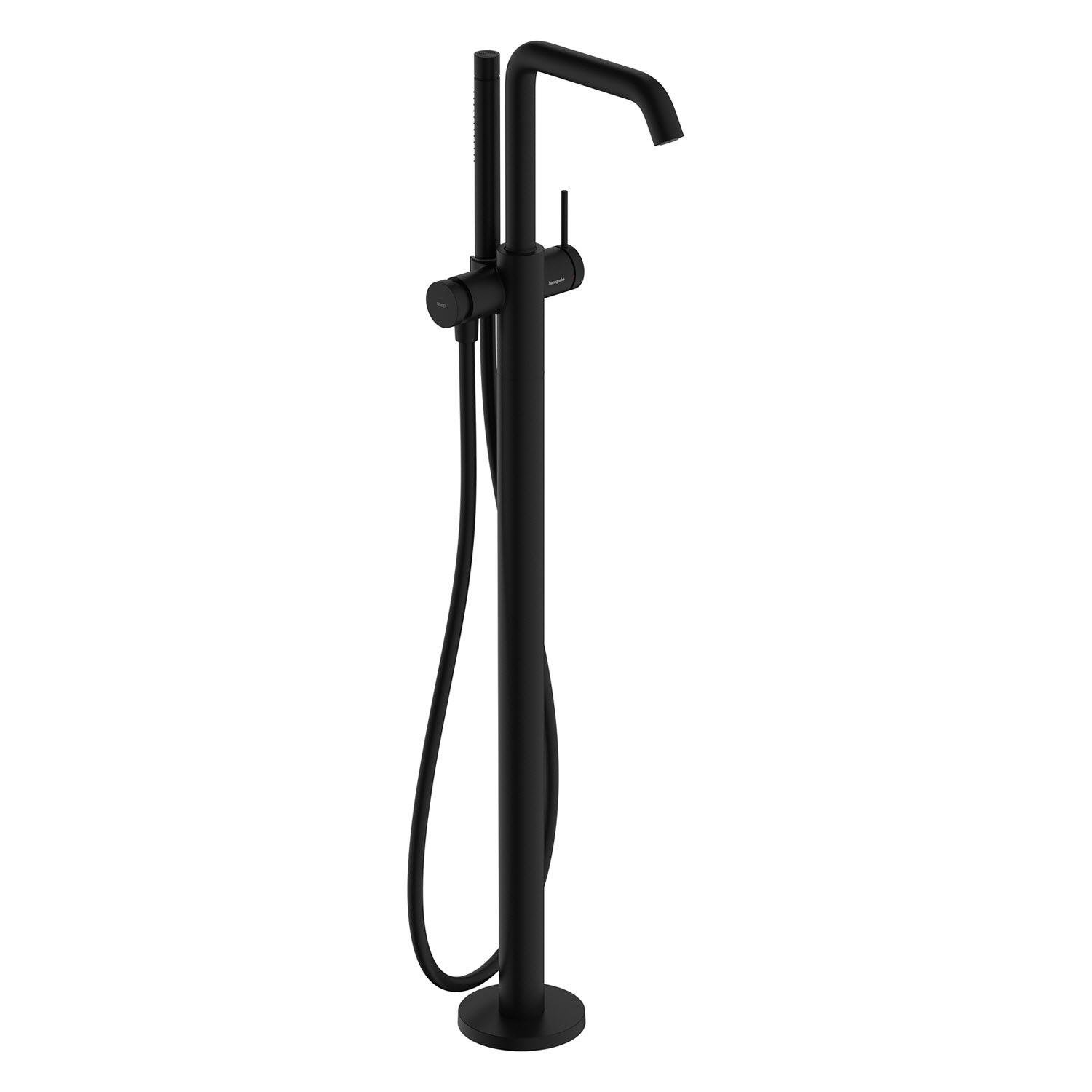 Змішувач для ванної Hansgrohe Tecturis 73440670 підлоговий Чорний (240799)