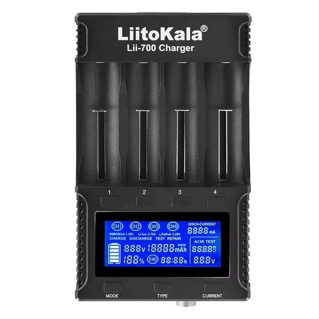 Зарядное устройство для аккумуляторов LiitoKala Lii-700 Black