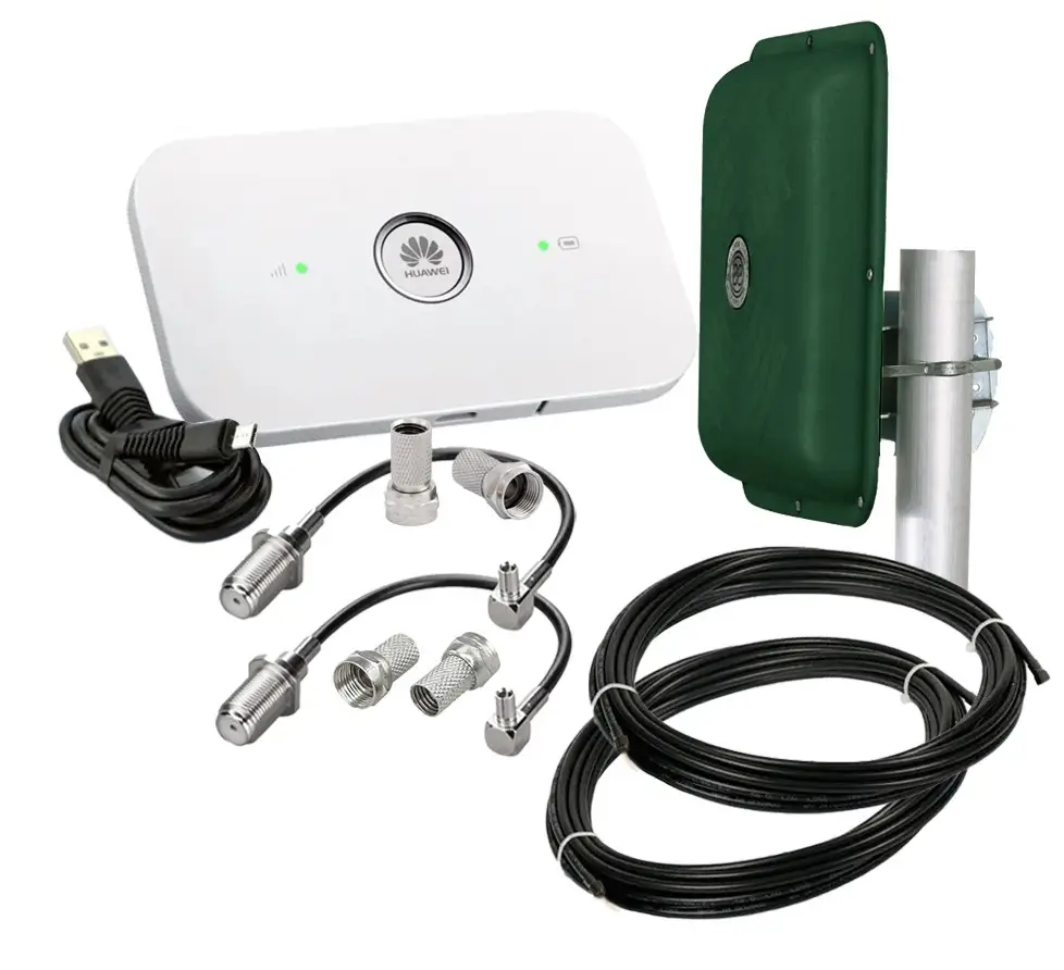 Комплект с Wi-Fi роутером Huawei E5573s-320 и антенной MIMO Green Edition Energy до 150 Мбит/с (1821035939)