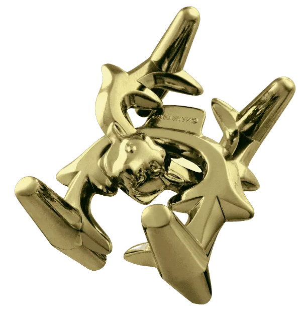 Головоломка для дорослих HUZZLE Hanayama Amour Gold 5 рівень (515180) - фото 3