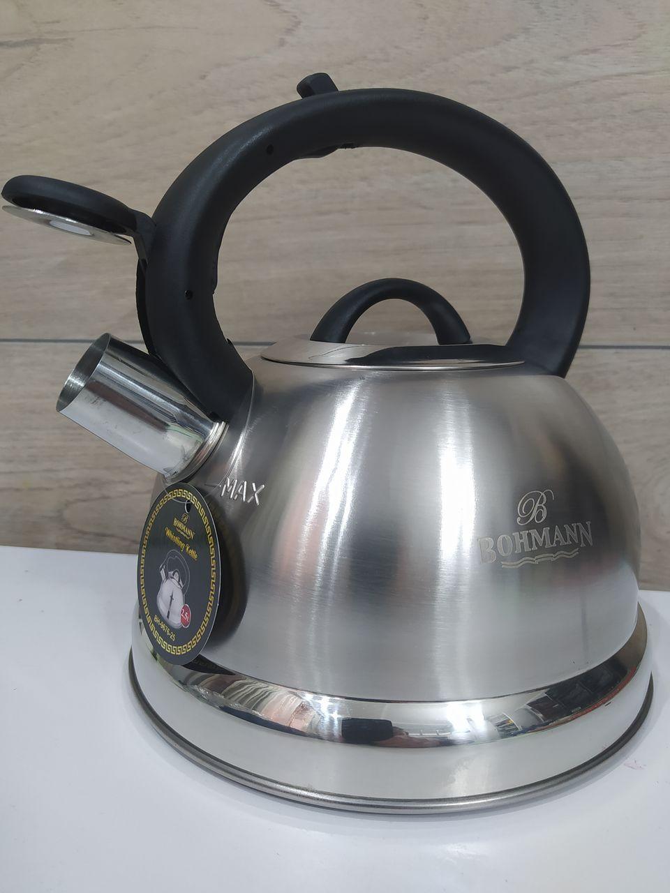 Чайник для плити Bohmann зі свистком 2,5 л (BH-9676-25)