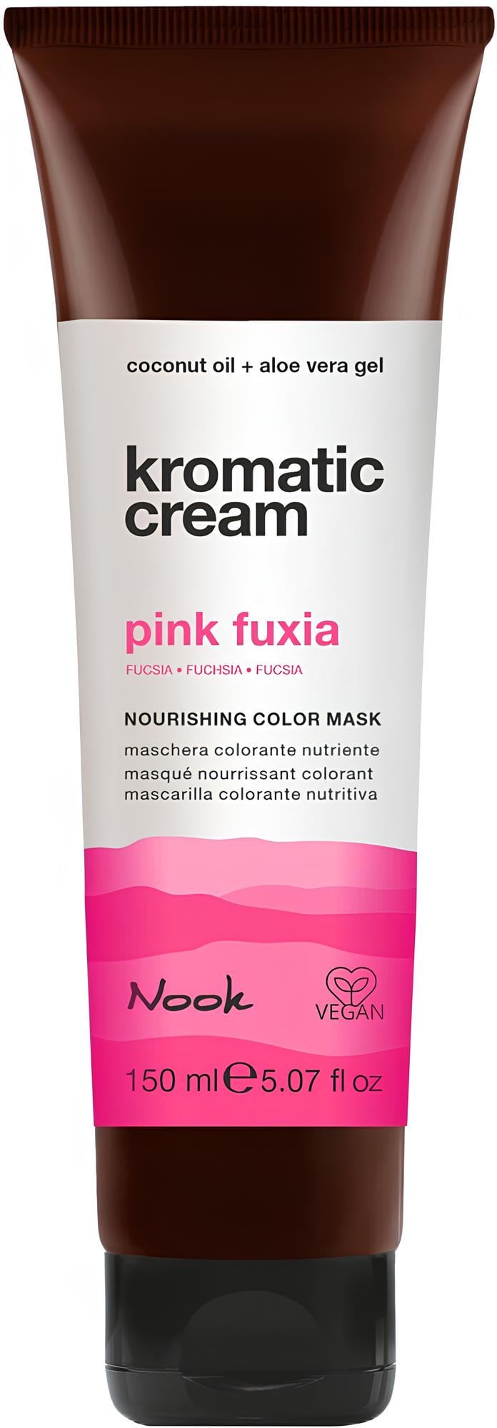 Питательная тонирующая маска Nook Cosmetics KROMATIC CREAM Nourishing Color Mask 150 мл Pink Fuxia