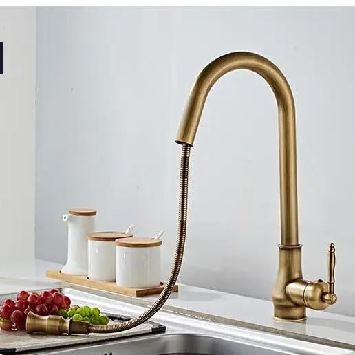 Смеситель кухни Future 2022 с выдвижным изливом Bronze (2022 Br)