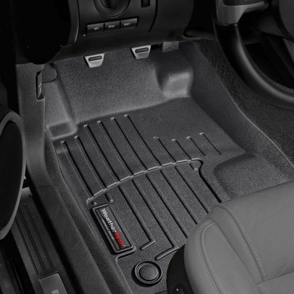 Килимки в салон передні WeatherTech Ford Mustang 2009-11 з бортиком Чорний (443481)