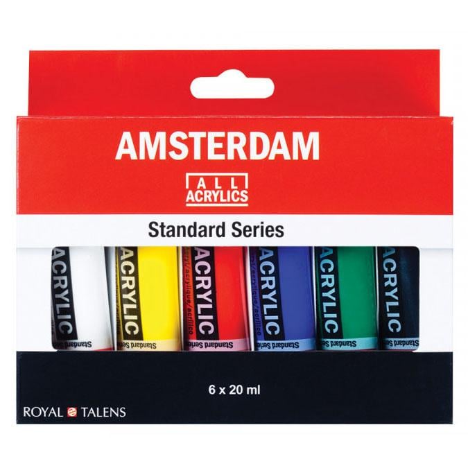 Набір фарб акрилових AMSTERDAM STANDARD Royal Talens 17820406 6 шт. 20 мл (8712079329310)