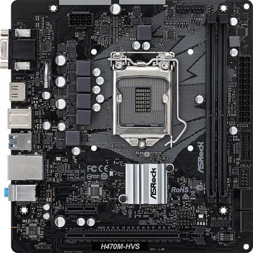 Материнська плата ASRock H470M-HVS (10778980)