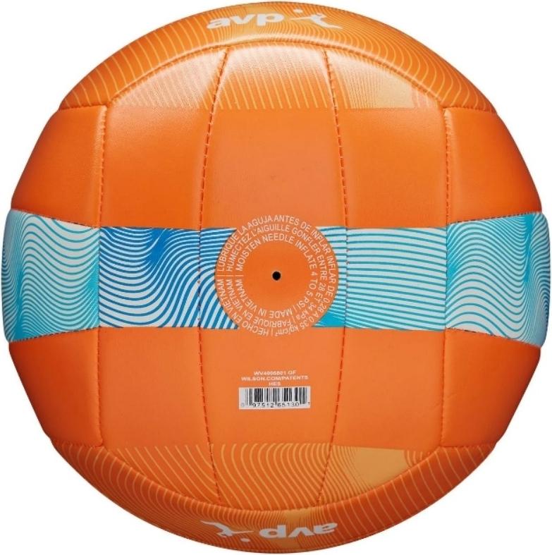 М'яч для пляжного волейболу Wilson AVP MOVEMENT VB р. 5 Помаранчево-блакитний (WV4006801XBOF) - фото 7 М'яч для пляжного волейболу Wilson AVP MOVEMENT VB р. 5 Помаранчево-блакитний (WV4006801XBOF) - фото 7
